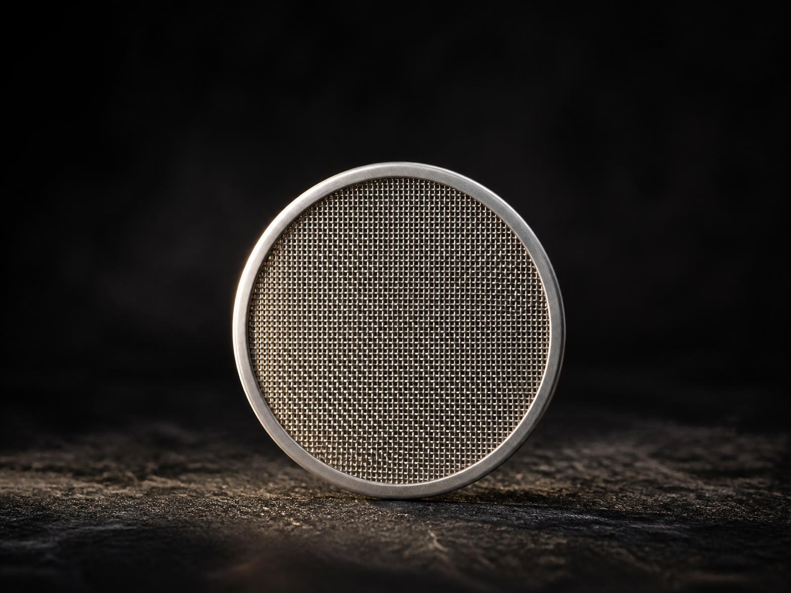 Mechanical particle filtration stage